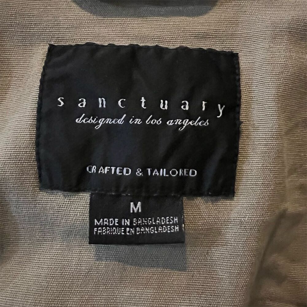 Sanctuary Women's M Camouflage Button Up Casual Utility Jacket/Shacket Pockets - Picture 8 of 10